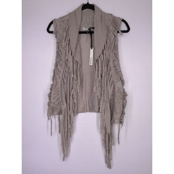 Buffalo By David Bitton Arlynn Open Sleeveless Cardigan Women's Size Medium NEW‎ - Picture 1 of 5